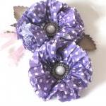 Poka Dot Cupcake Flower